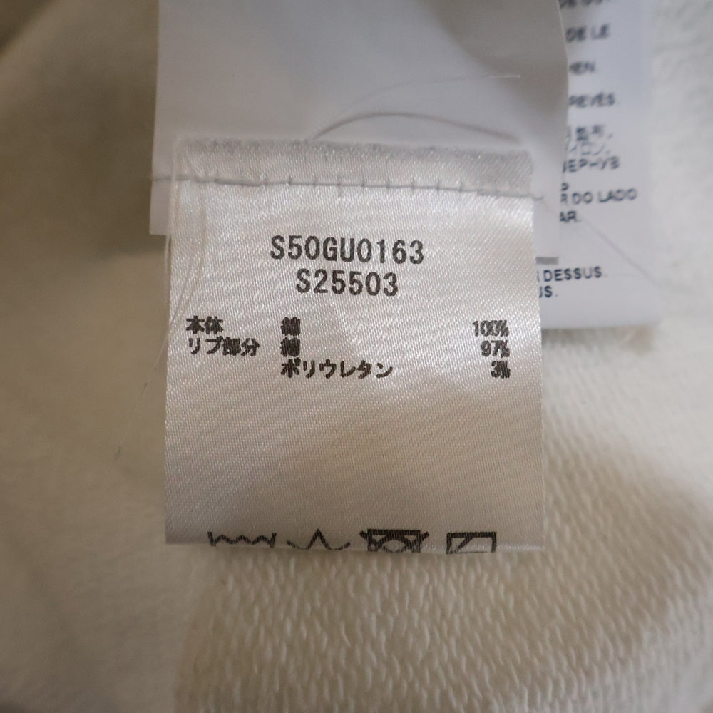 Maison Margiela 1(メゾンマルジェラ) 21SS 10ライン カレンダーロゴ 刺繍 プルオーバー パーカー S50GU0163 ホワイト