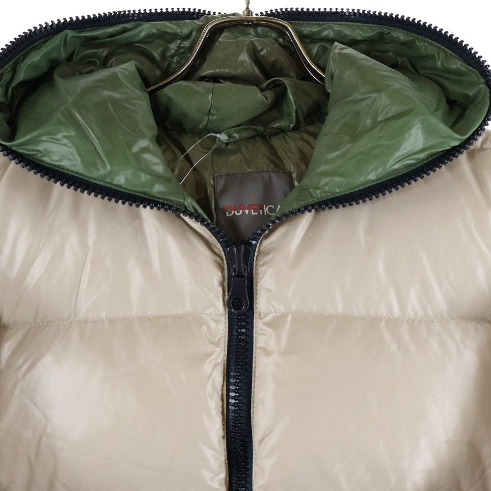 DUVETICA(デュベティカ) フルジップ フード付き ナイロン ダウンジャケット ベージュ U.2250.00
