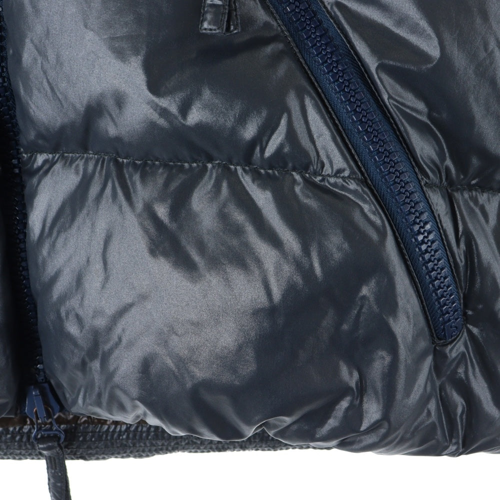 DUVETICA(デュベティカ) フルジップ フード付き ナイロン ダウンベスト グレー