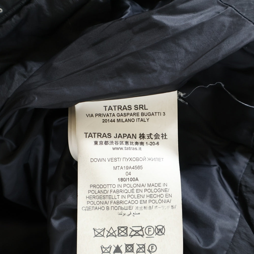 TATRAS(タトラス) CURONE クローネ ダウンベスト ブラック MTA19A4565 ブラック