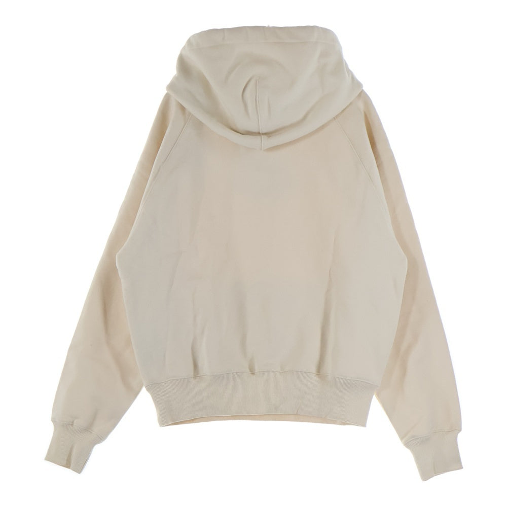 ami paris(アミパリス) ロゴパッチ プルオーバーパーカー アイボリー USW275.747