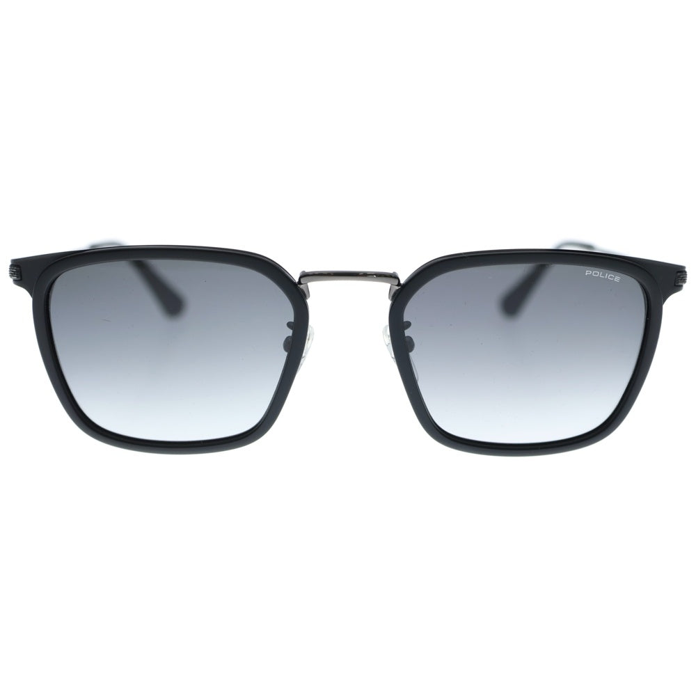 POLICE(ポリス) サングラス アイウェア Heritage ヘリテージ OCTANE12 オクタン12 スクエア セル メタル コンビネーション ブラック SPLP27