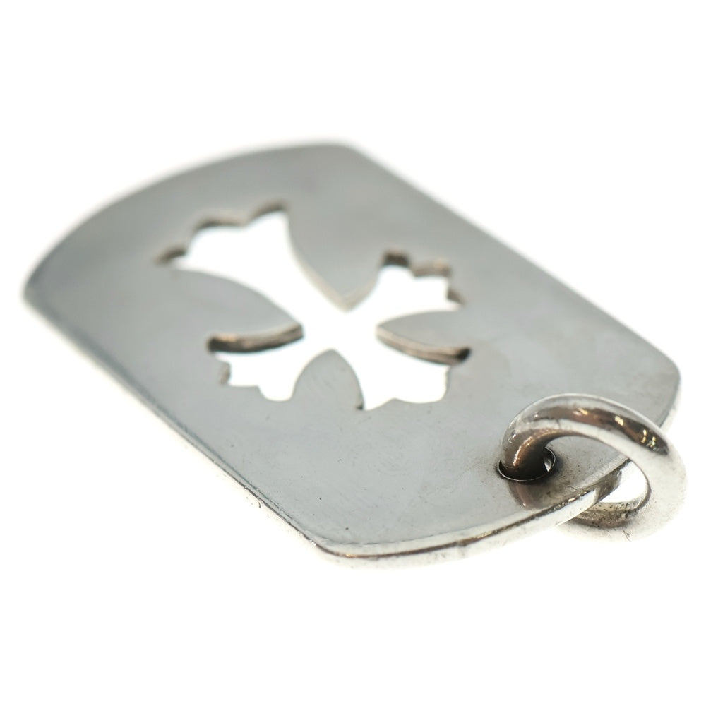 CHROME HEARTS(クロムハーツ) D TAG LRG CO CRS カットアウトクロスドッグタグ ラージ ペンダントトップ シルバー BCA239