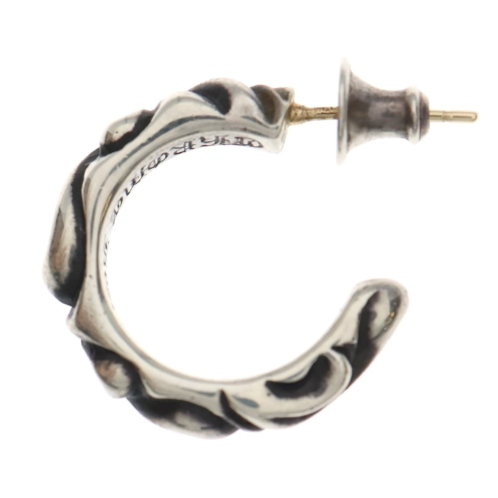 CHROME HEARTS(クロムハーツ) HOOP SCROOL スクロール フープピアス シルバー BCA102