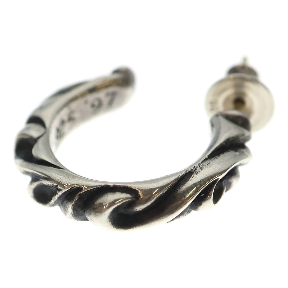 CHROME HEARTS(クロムハーツ) HOOP SCROOL スクロール フープピアス シルバー BCA102