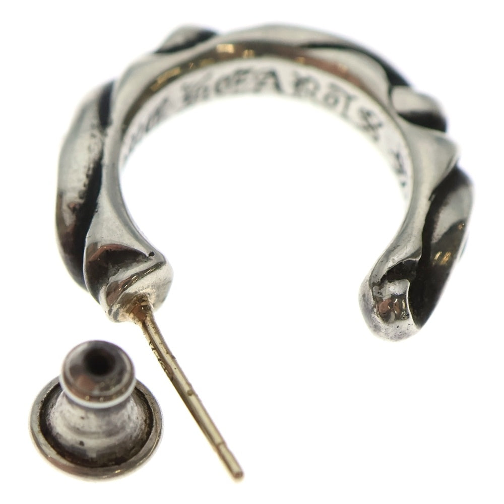 CHROME HEARTS(クロムハーツ) HOOP SCROOL スクロール フープピアス シルバー BCA102