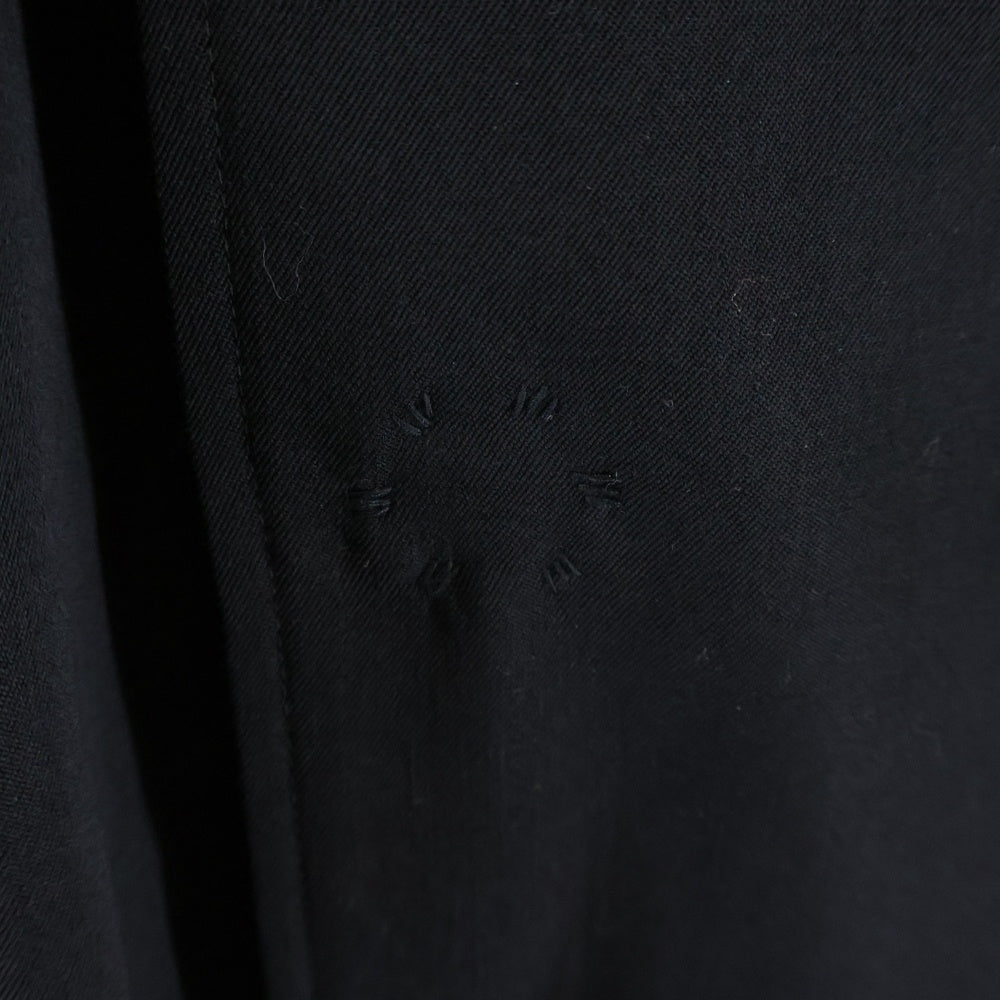 Yohji Yamamoto POUR HOMME(ヨウジヤマモト プールオム) 18AW フーデッド ロングコート ブラック HV-C98-148