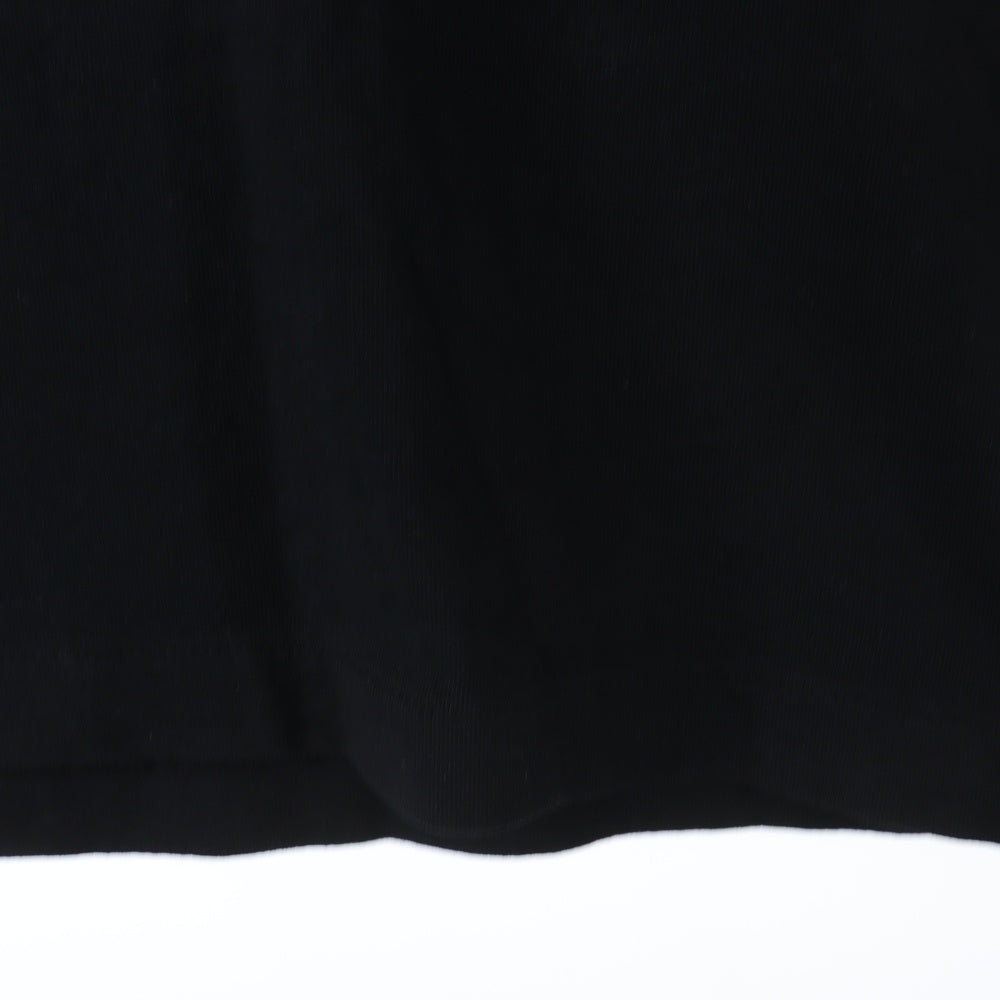 CHROME HEARTS(クロムハーツ) Y NOT 胸ポケットロゴ刺繍 半袖 クルーネック Tシャツ ブラック