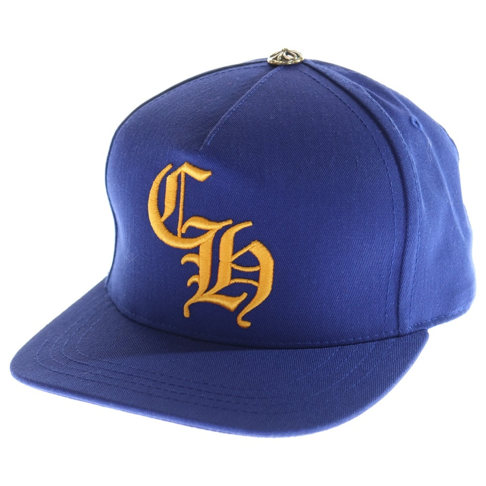 CHROME HEARTS(クロムハーツ) CH刺繍ベースボールキャップ 6 PANEL ON FIELD BSBL CAP ブルー
