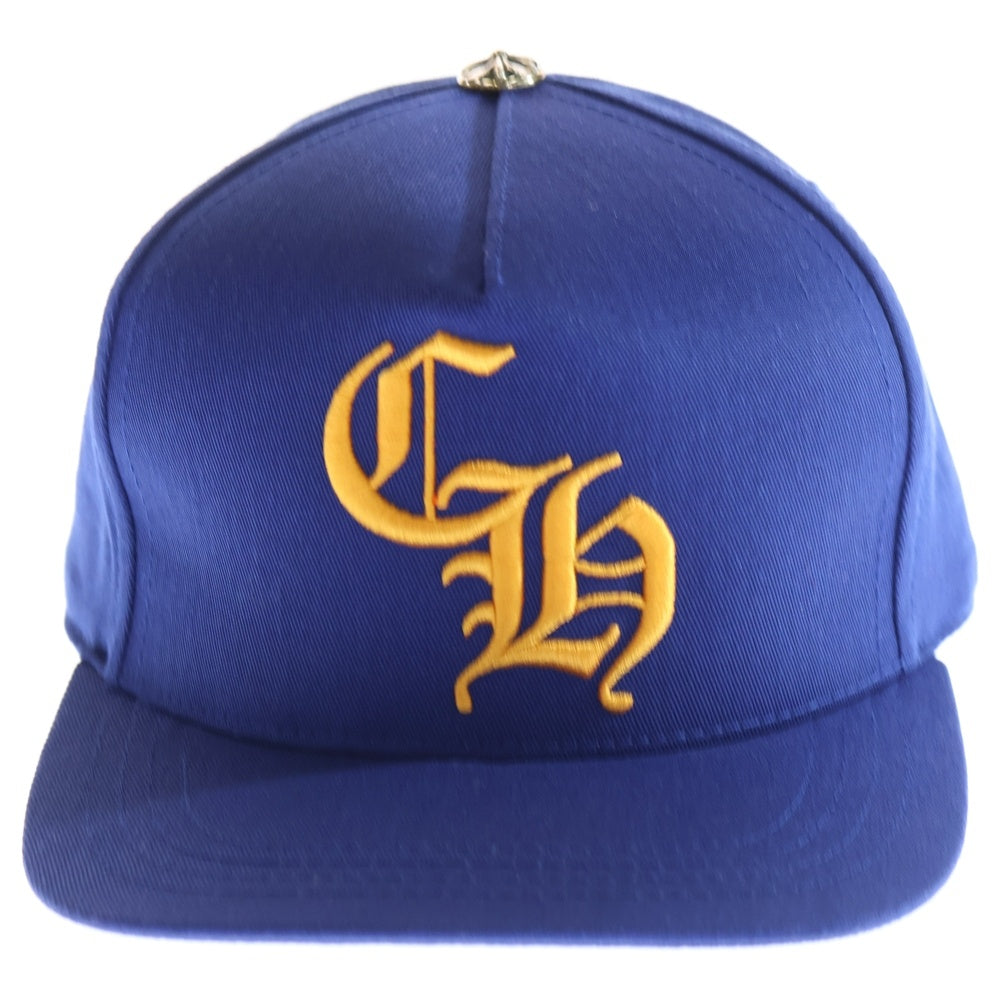 CHROME HEARTS(クロムハーツ) CH刺繍ベースボールキャップ 6 PANEL ON FIELD BSBL CAP ブルー