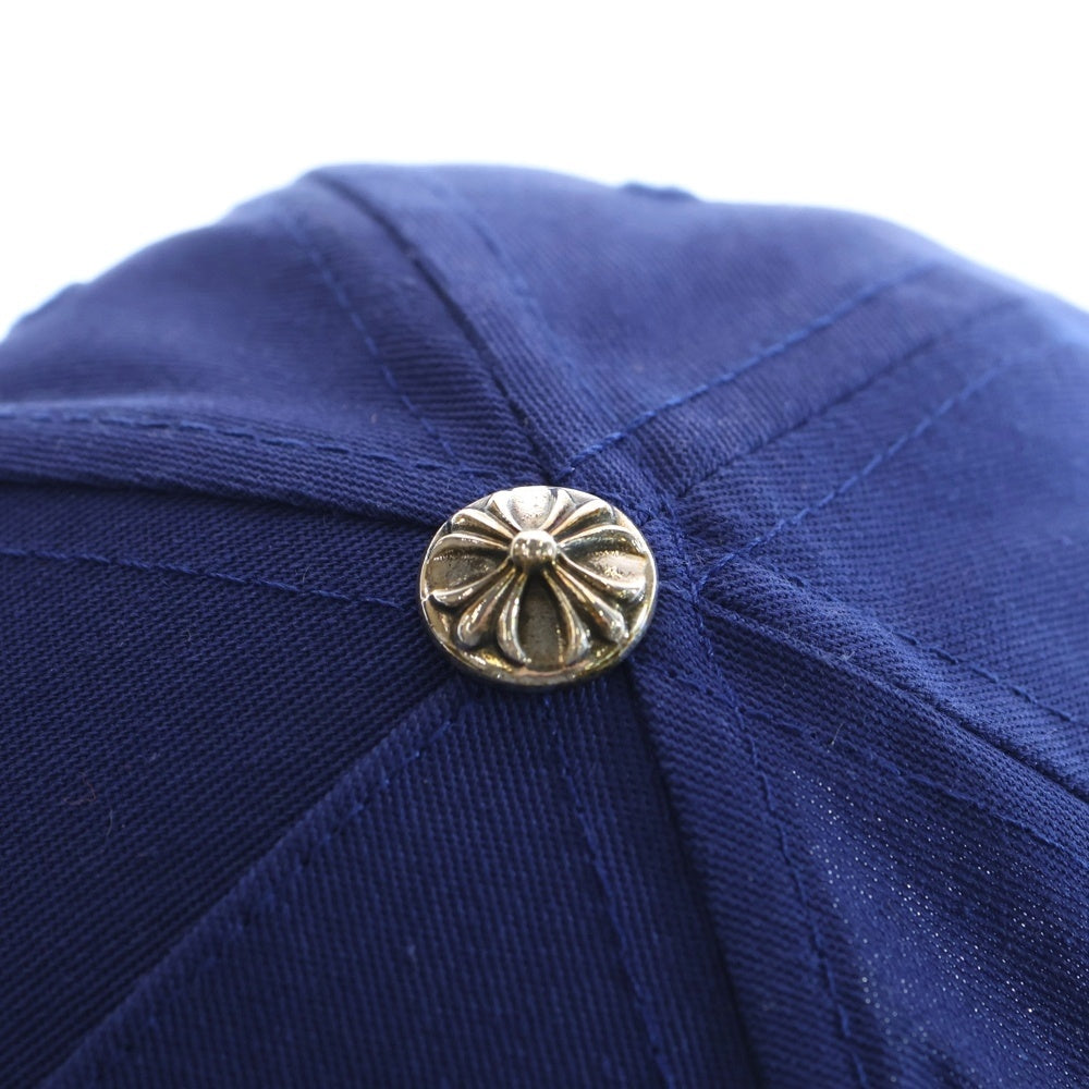 CHROME HEARTS(クロムハーツ) CH刺繍ベースボールキャップ 6 PANEL ON FIELD BSBL CAP ブルー