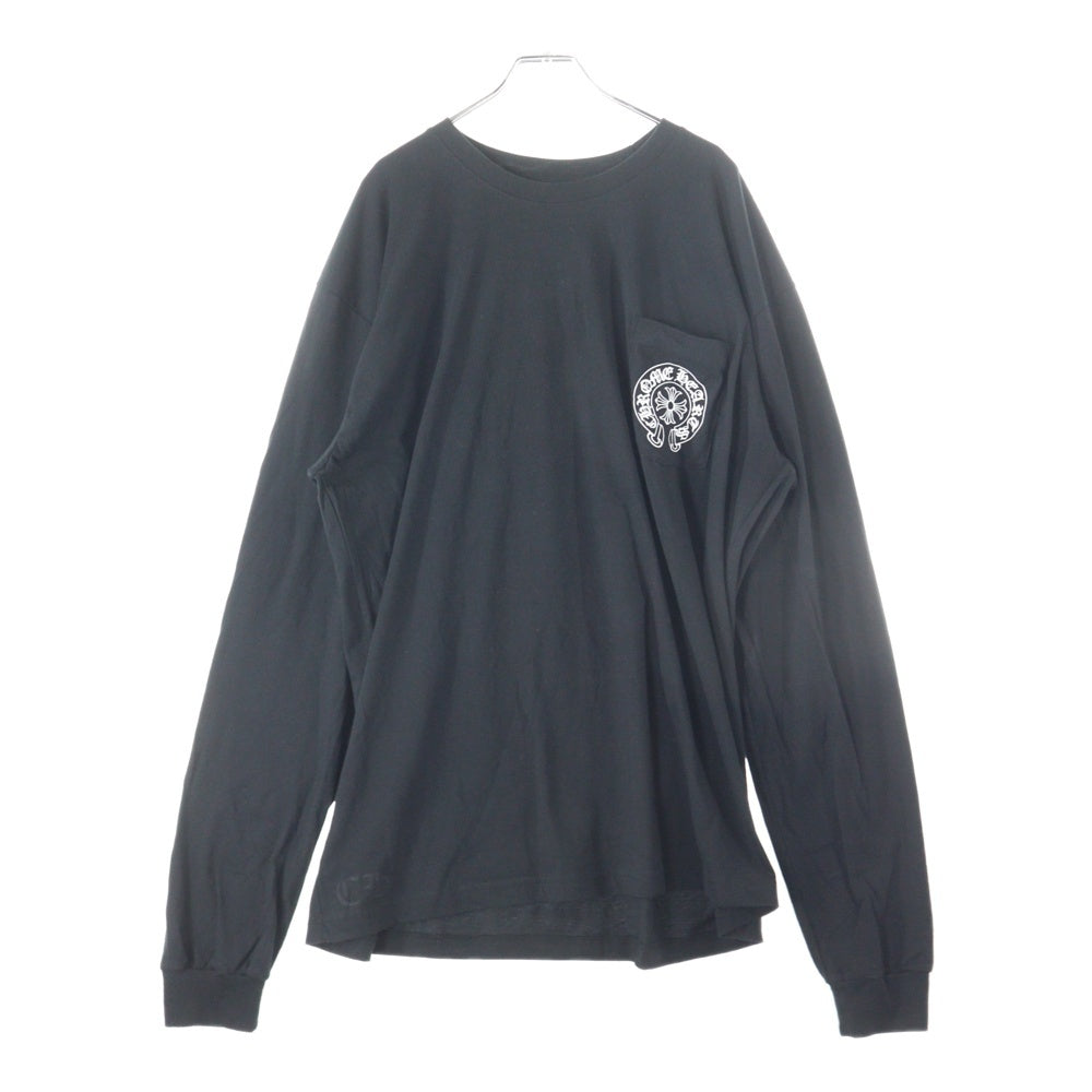 美品　CHROME HEARTS フローラル　ホースシュー　長袖カットソー CHROME HEARTS(クロムハーツ) マイアミ限定 ホースシュー バック