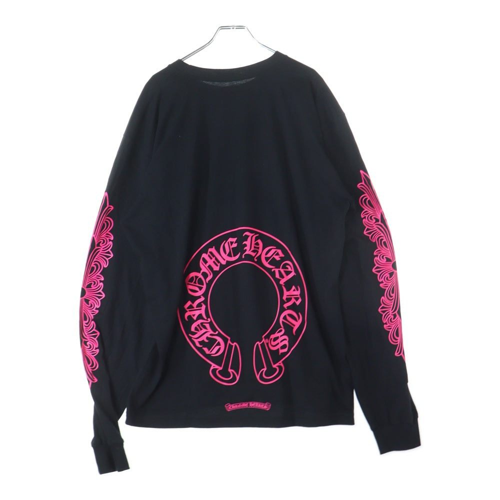 CHROME HEARTS(クロムハーツ) ピンクホースシュー プリント 袖