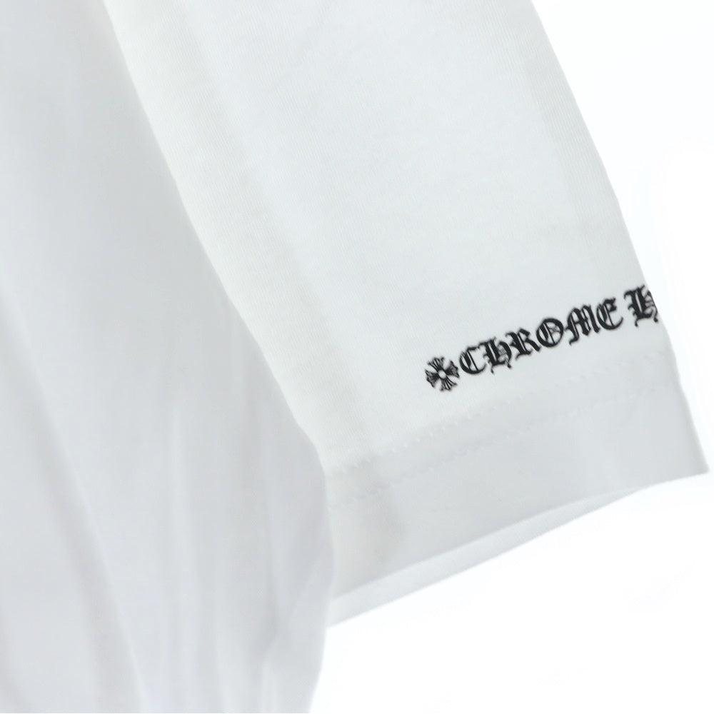 CHROME HEARTS(クロムハーツ) CH T-SHRT 1 スクロールラベルバックプリント半袖Tシャツカットソー ホワイト