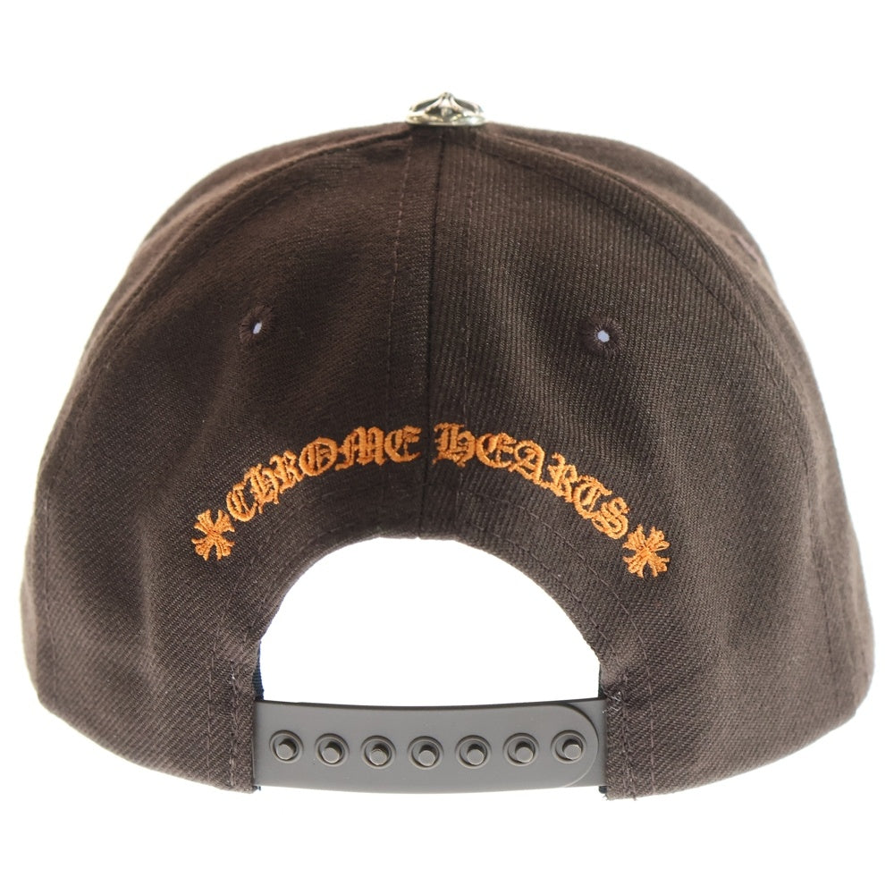 CHROME HEARTS(クロムハーツ) CH刺繍ベースボールキャップ 6 PANEL ON FIELD BSBL CAP ブラウン