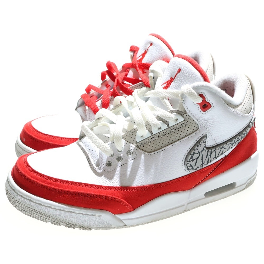 NIKE(ナイキ) Air Jordan 3 Retro Tinker White University Red ティンカー レッド CJ0939-100 US10.5/28.5cm