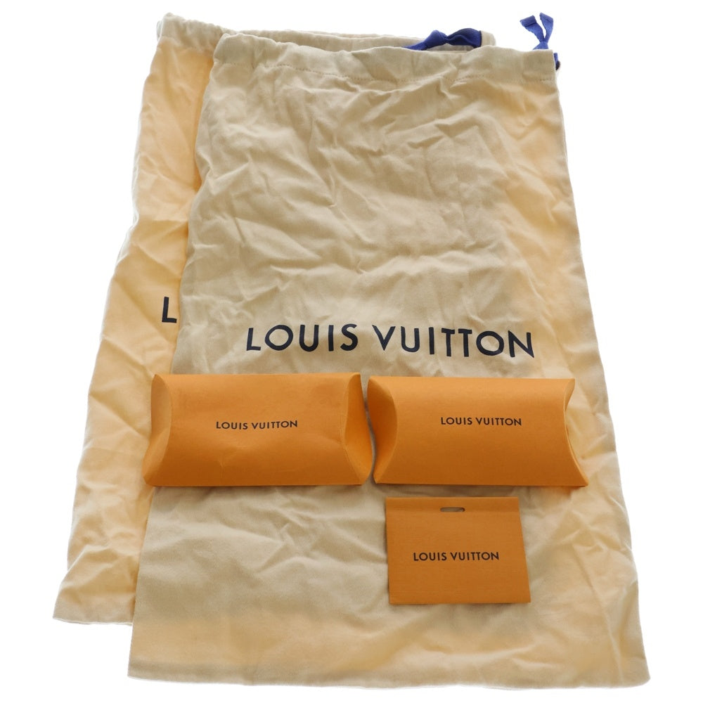 LOUIS VUITTON(ルイヴィトン) トロカデロライン モノグラム キャンバス×レザー ローカットスニーカー インディゴ