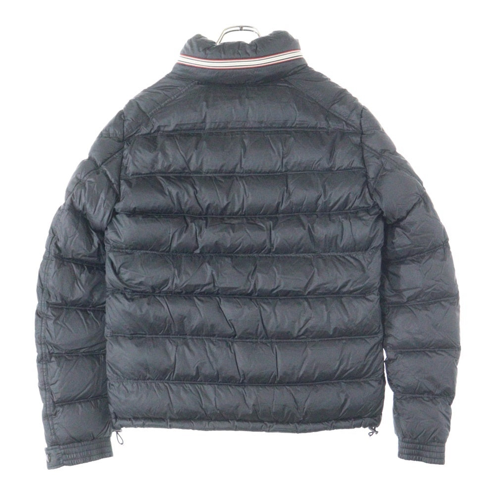 MONCLER(モンクレール) GASTON ガストン ワッペンロゴ ジップアップ ダウンジャケット ブラック 420914133105