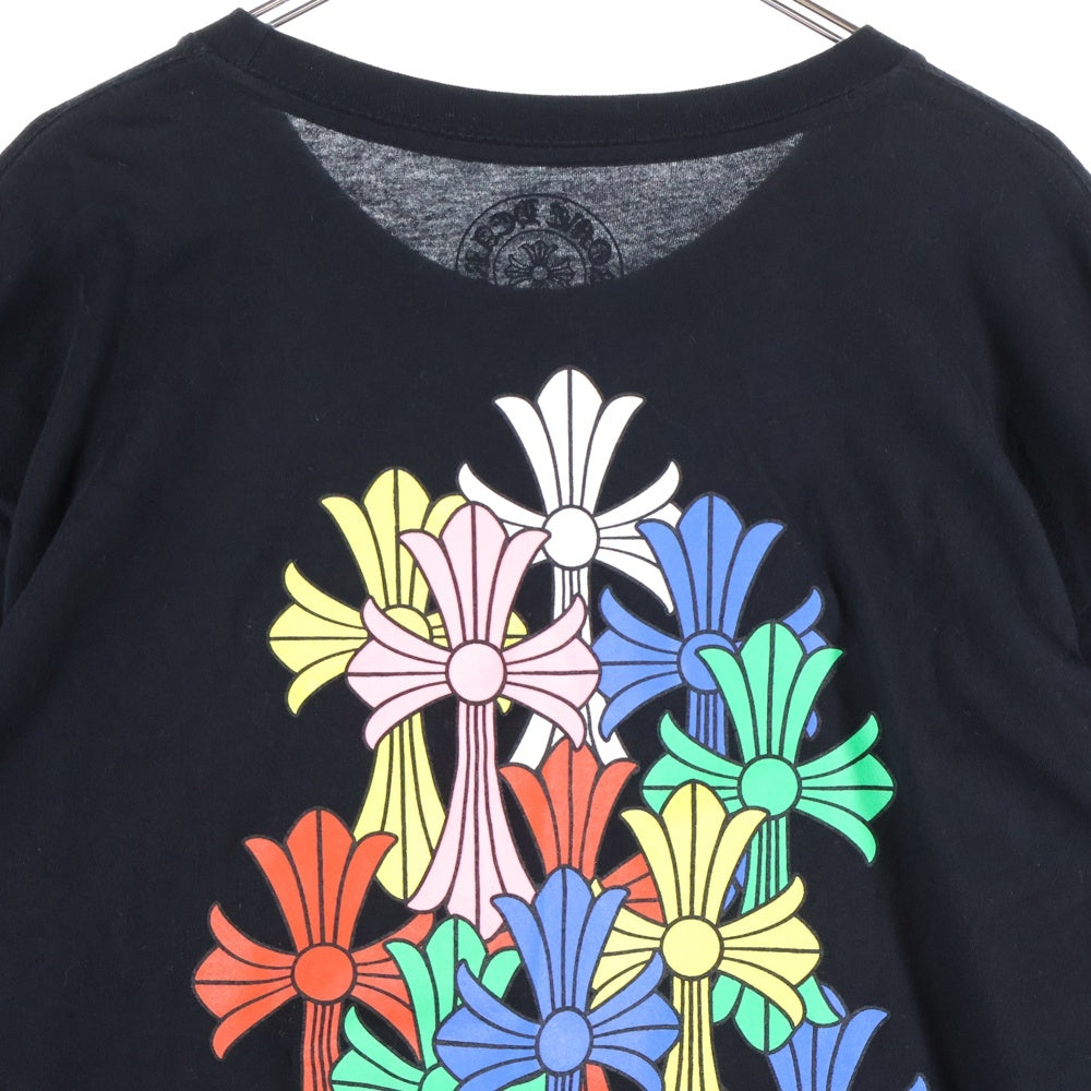 CHROME HEARTS(クロムハーツ) マルチカラーセメタリークロスロングスリーブTシャツ / 長袖カットソー MLTCOL CEM CRS L/S TEE