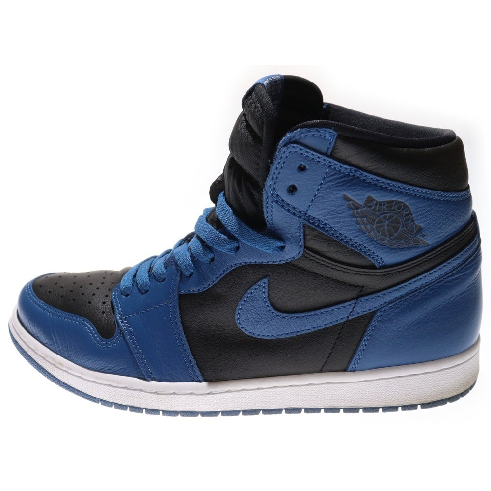 NIKE(ナイキ) AIR JORDAN 1 RETRO HIGH OG DARK MARINA BLUE エアジョーダン1 レトロ ダークマリーナブルー ハイカットスニーカー ブラック/ブルー US10.5/28.5cm 555088-404