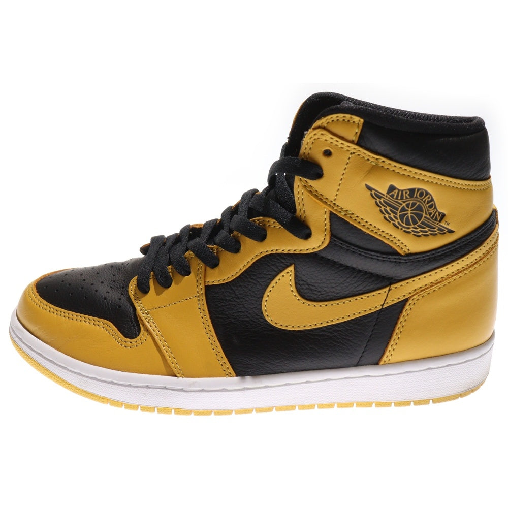 NIKE(ナイキ) AIR JORDAN 1 RETRO HIGH OG TAXI エアジョーダン 1 レトロ タクシー ハイカットスニーカー シューズ イエロー/ブラック US10/28cm 555088-701