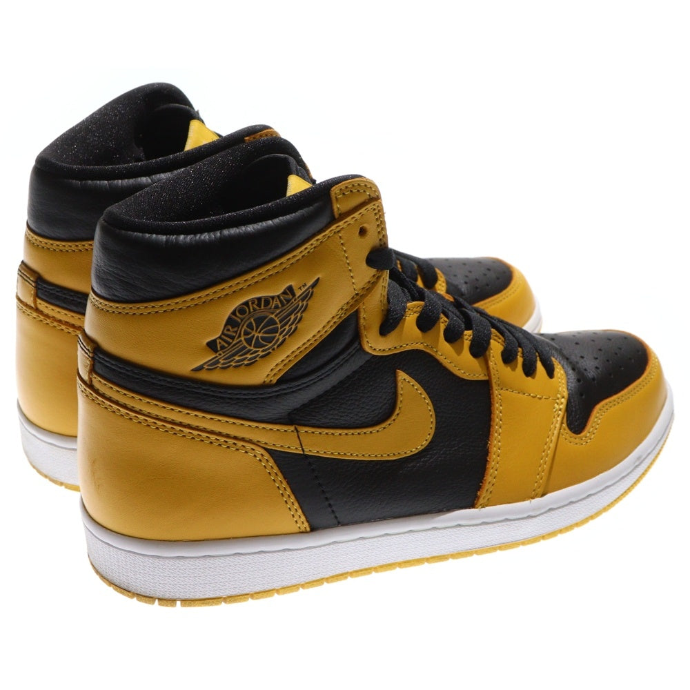NIKE(ナイキ) AIR JORDAN 1 RETRO HIGH OG TAXI エアジョーダン 1 レトロ タクシー ハイカットスニーカー シューズ イエロー/ブラック US10/28cm 555088-701