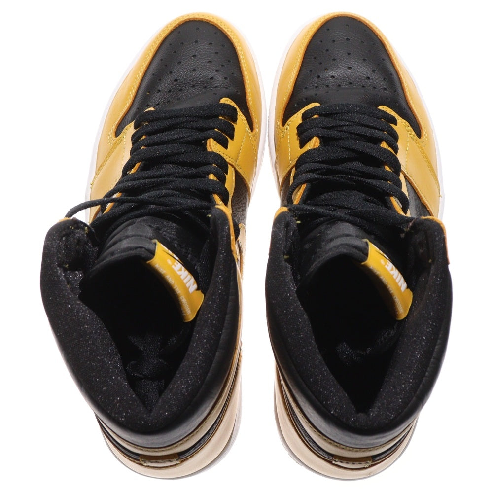 NIKE(ナイキ) AIR JORDAN 1 RETRO HIGH OG TAXI エアジョーダン 1 レトロ タクシー ハイカットスニーカー シューズ イエロー/ブラック US10/28cm 555088-701