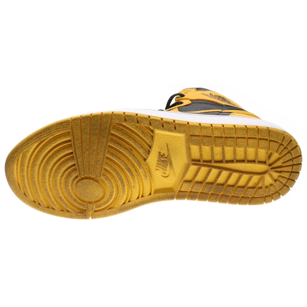NIKE(ナイキ) AIR JORDAN 1 RETRO HIGH OG TAXI エアジョーダン 1 レトロ タクシー ハイカットスニーカー シューズ イエロー/ブラック US10/28cm 555088-701