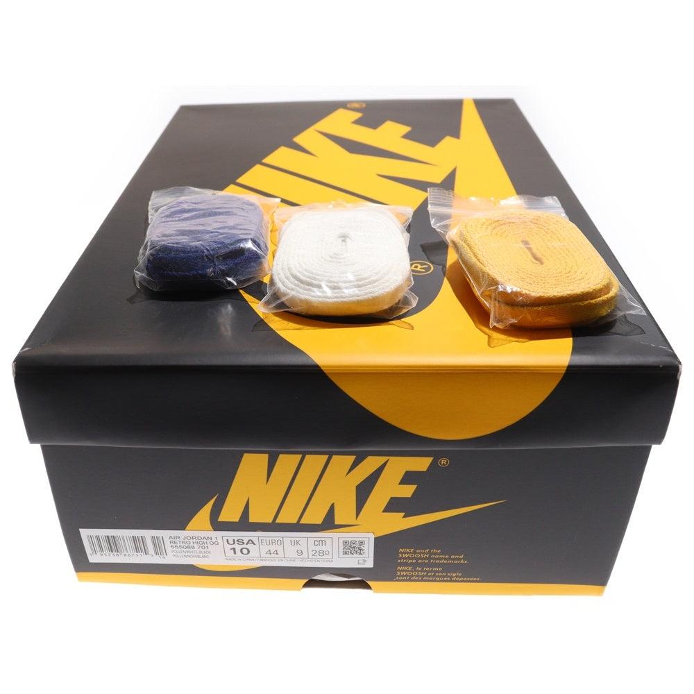 NIKE(ナイキ) AIR JORDAN 1 RETRO HIGH OG TAXI エアジョーダン 1 レトロ タクシー ハイカットスニーカー シューズ イエロー/ブラック US10/28cm 555088-701