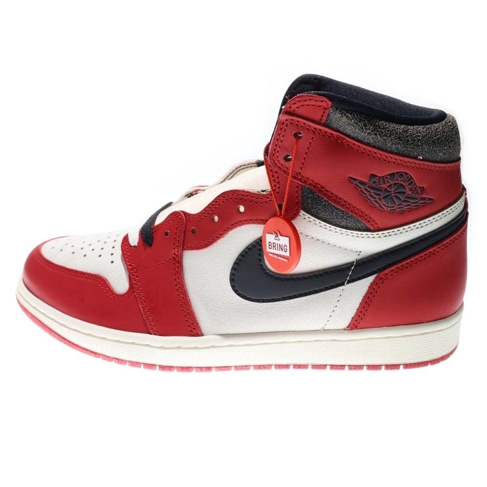 NIKE(ナイキ) AIR JORDAN 1 RETRO HIGH OG エアジョーダン1 シカゴ ロストファウンド ハイカットスニーカー ホワイト/レッド US10.5/28.5cm DZ5485-612