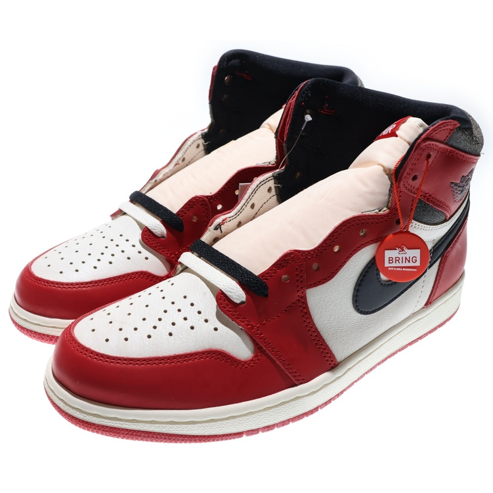 NIKE(ナイキ) AIR JORDAN 1 RETRO HIGH OG エアジョーダン1 シカゴ ロストファウンド ハイカットスニーカー ホワイト/レッド US10.5/28.5cm DZ5485-612