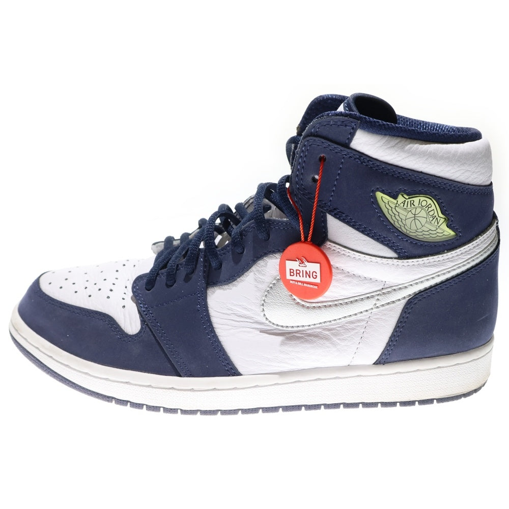 NIKE(ナイキ) AIR JORDAN 1 RETRO HIGH OG CO JP MIDNIGHT NAVY エアジョーダン ミッドナイト ネイビー ハイカットスニーカー US10/28.5cm DC1788-100