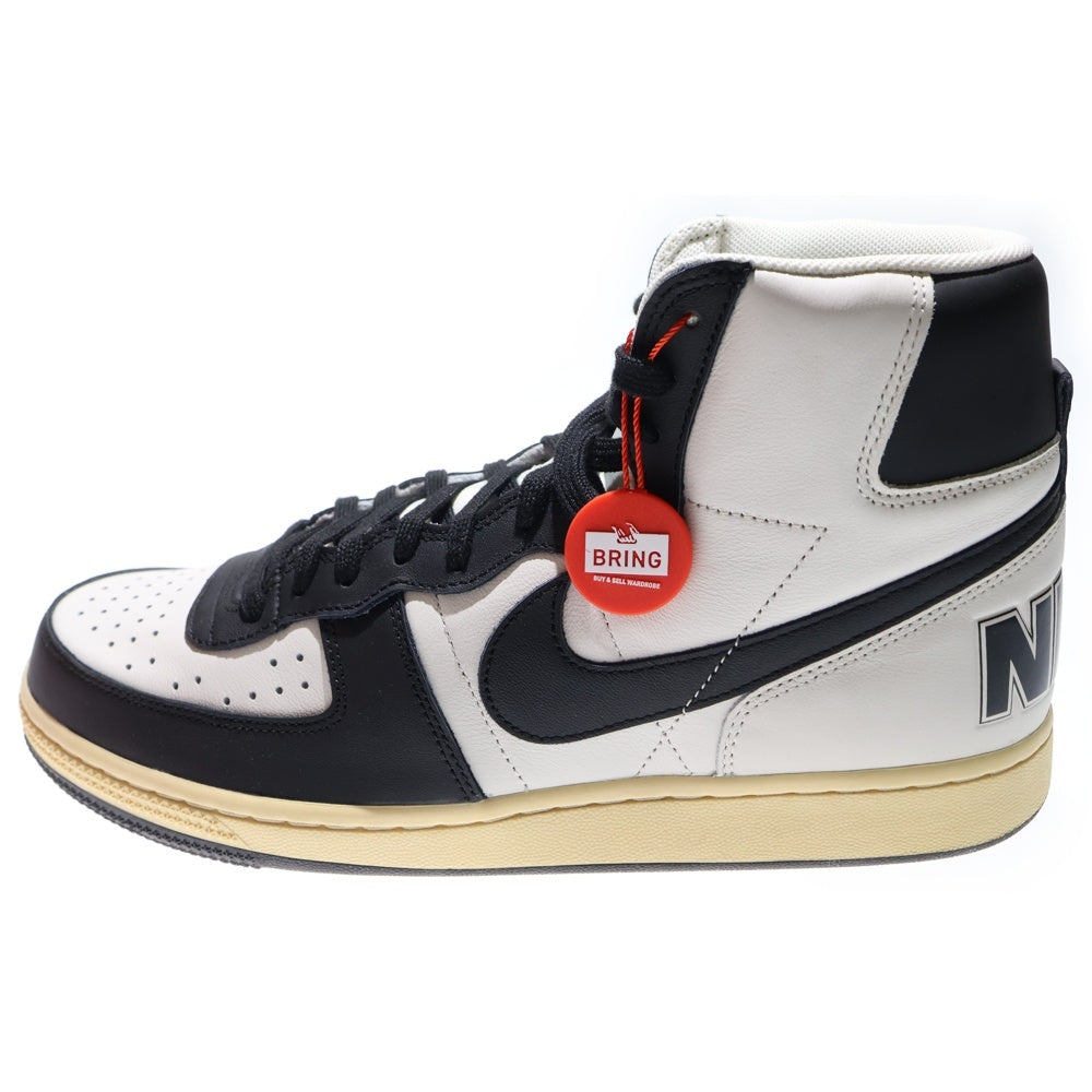 NIKE(ナイキ) TERMINATOR HIGH PRM ターミネーター ハイカットスニーカー ホワイト/ブラック US10.5/28.5cm FD0394-030