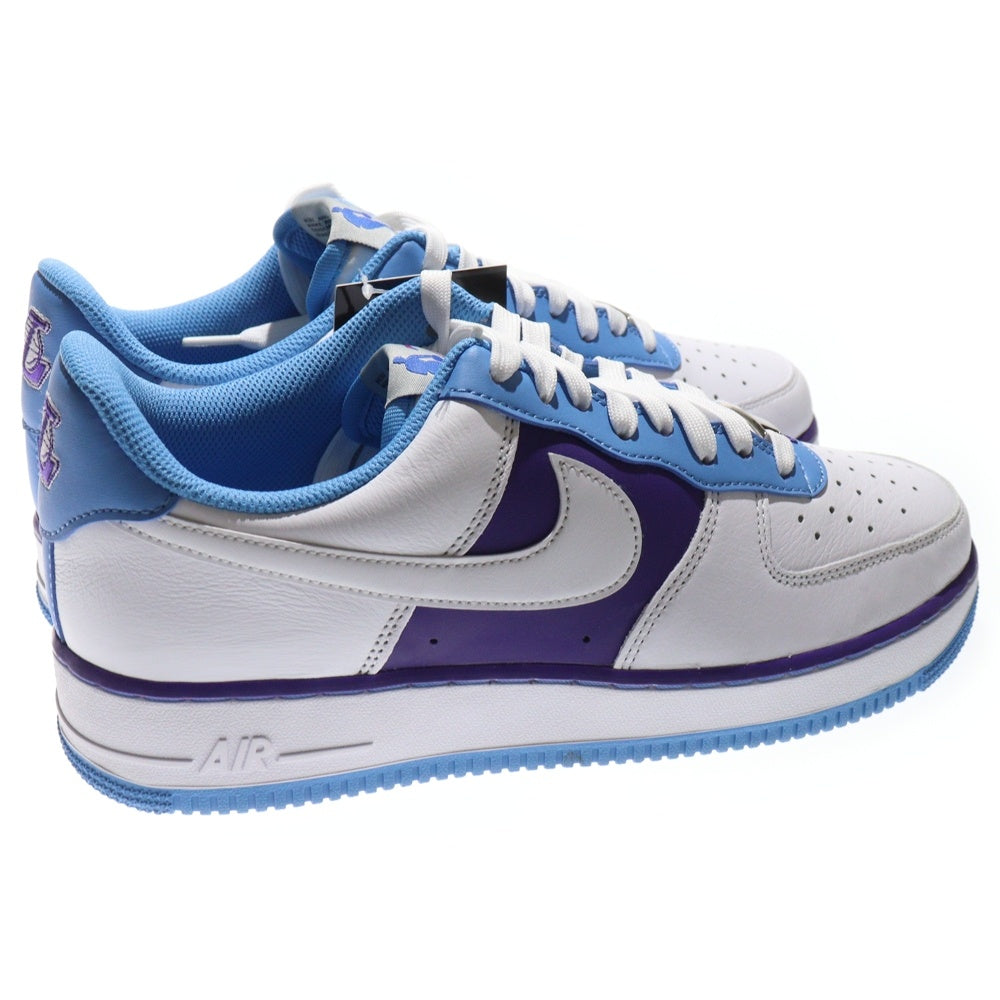 NIKE(ナイキ) ×NBA AIR FORCE 1 LOW LAKERS ナイキ エアフォース1 ロー レイカーズ ローカットスニーカー ホワイト/ブルー US10/28cm DC8874-101