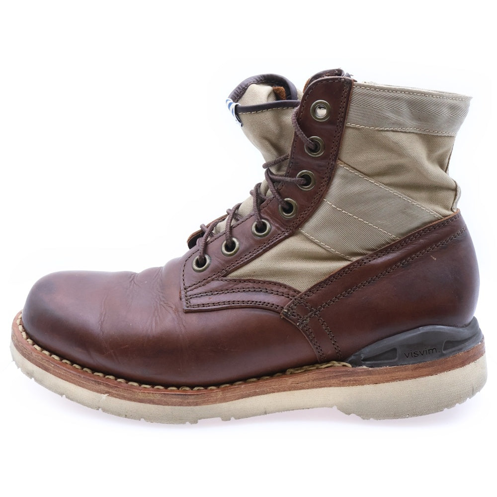 VISVIM(ヴィスヴィム) レースアップブーツ 7HOLE 7ホール vibramソール ブラウン US9.5/27.5cm