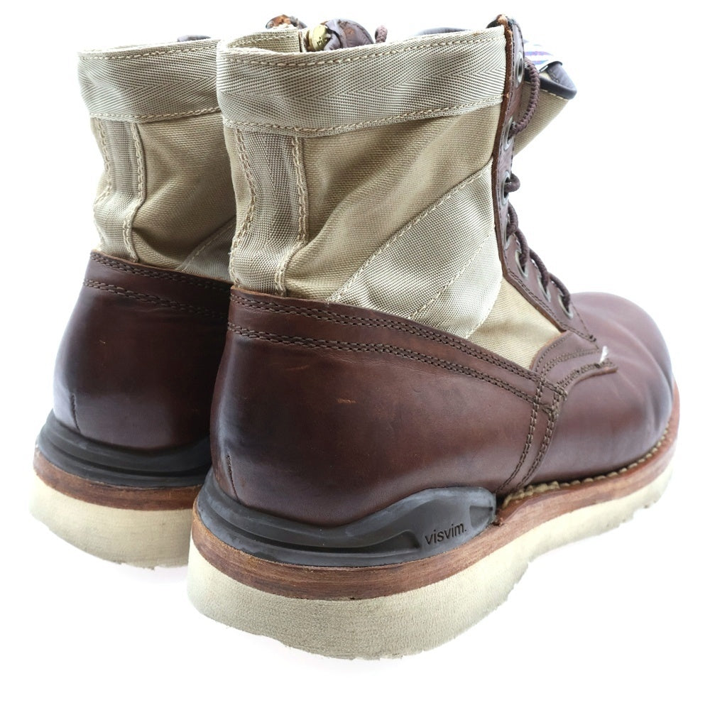 VISVIM(ヴィスヴィム) レースアップブーツ 7HOLE 7ホール vibramソール ブラウン US9.5/27.5cm
