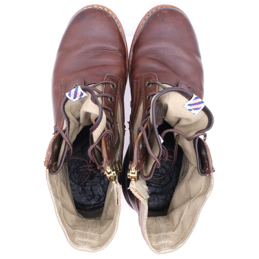 VISVIM(ヴィスヴィム) レースアップブーツ 7HOLE 7ホール vibramソール ブラウン US9.5/27.5cm