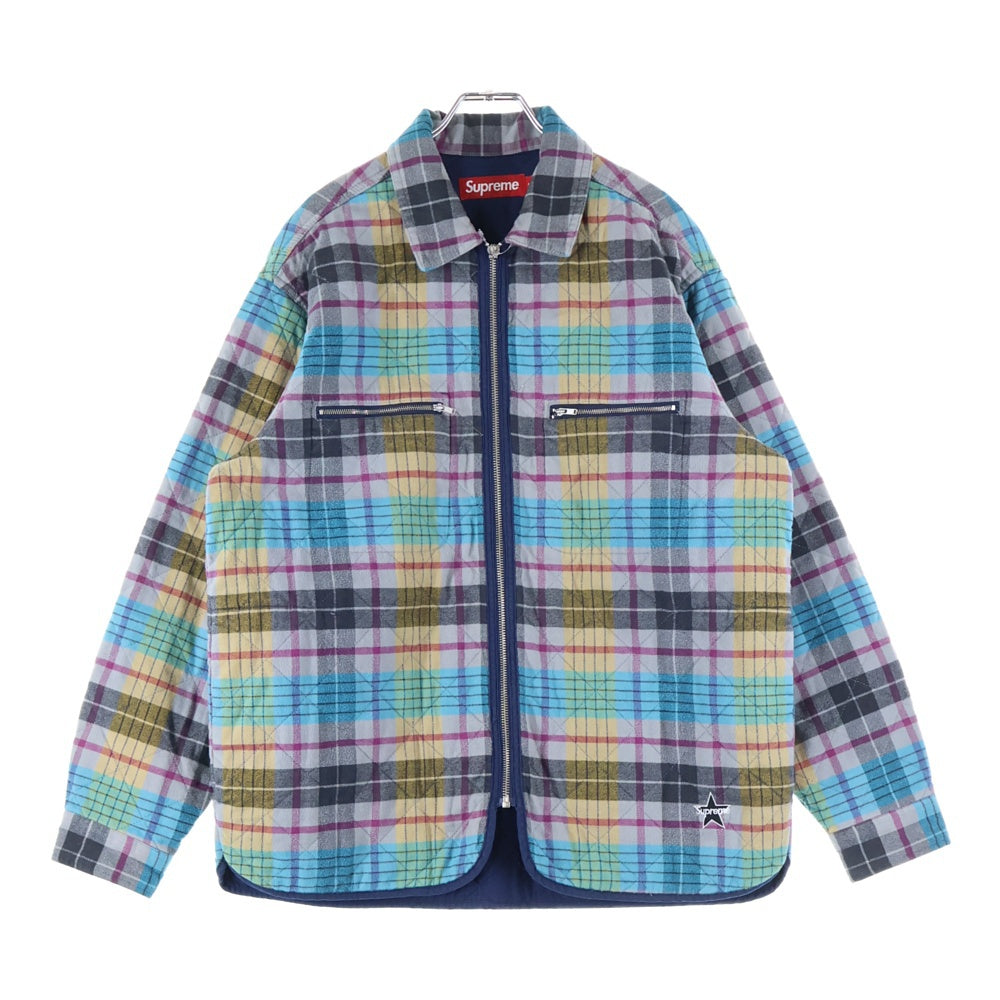 SUPREME(シュプリーム) 24AW Quilted Flannel Zip Up Shirt