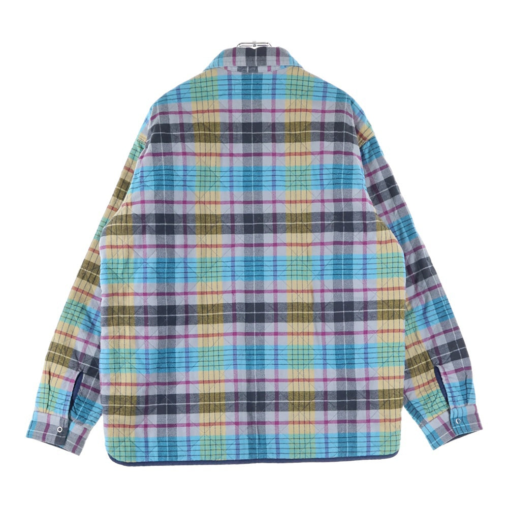 SUPREME(シュプリーム) 24AW Quilted Flannel Zip Up Shirt キルティングジャケット ジップアップ チェック ジップアップ