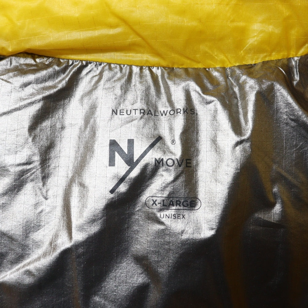 NO BRAND(ノーブランド) ニュートラルワークス ミラク ダウンベスト ジャケット ナイロン イエロー KSU14302