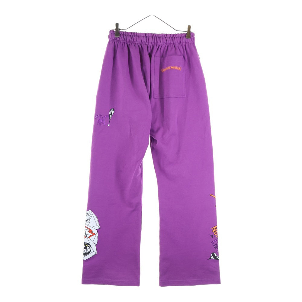 CHROME HEARTS(クロムハーツ) ×MATTY BOY I WANT MORE NOT LESS AN THAT'S THAT SWTPANTS マッティボーイ プリントスウェットパンツ パープル