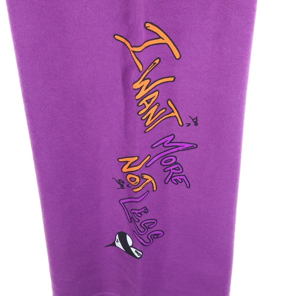 CHROME HEARTS(クロムハーツ) ×MATTY BOY I WANT MORE NOT LESS AN THAT'S THAT SWTPANTS マッティボーイ プリントスウェットパンツ パープル