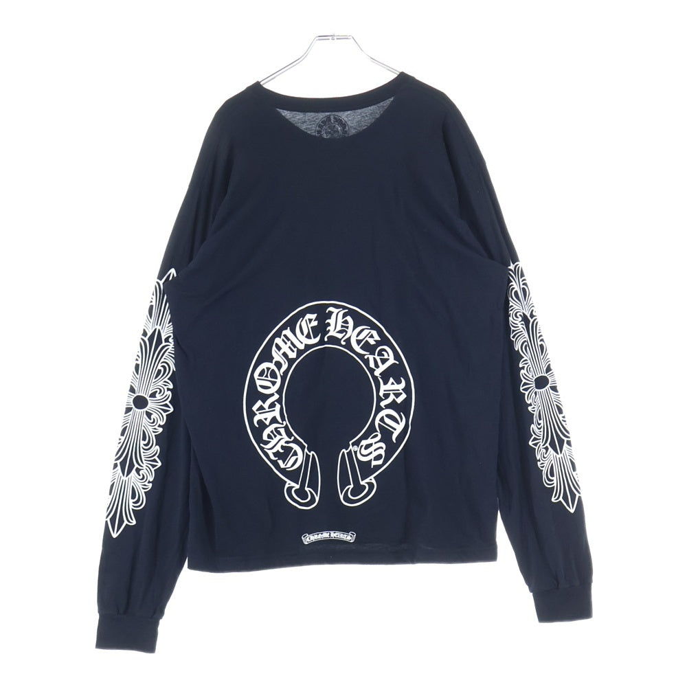 CHROME HEARTS(クロムハーツ) FLRL CRS HORSESHOE L/S バックホース