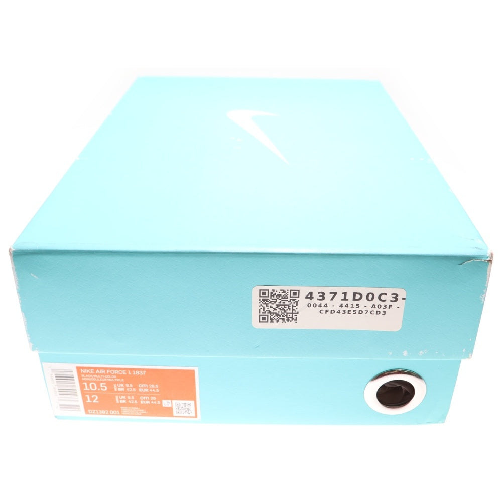 NIKE(ナイキ) ×TIFFANY&CO AIR FORCE 1 LOW 1837 BLACK DZ1382-001 ティファニー エアフォース1 ローカットスニーカー ブラック/ブルー US10.5/28.5cm