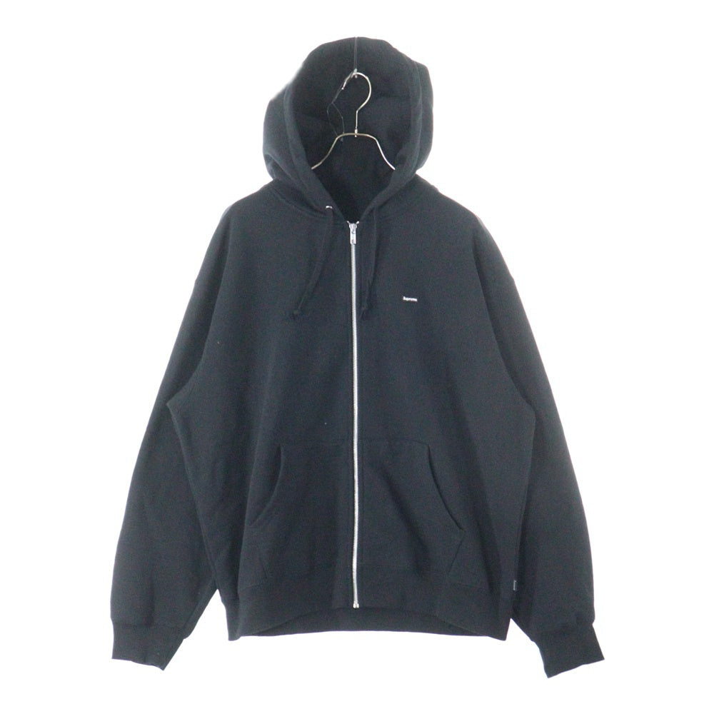 SUPREME(シュプリーム) Small Box Logo Zip Up Hooded Sweatshirt スモールボックスロゴ ジップアップパーカー フーディ ブラック