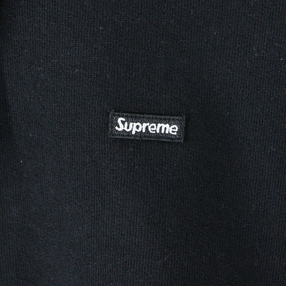 SUPREME(シュプリーム) Small Box Logo Zip Up Hooded Sweatshirt スモールボックスロゴ ジップアップパーカー フーディ ブラック