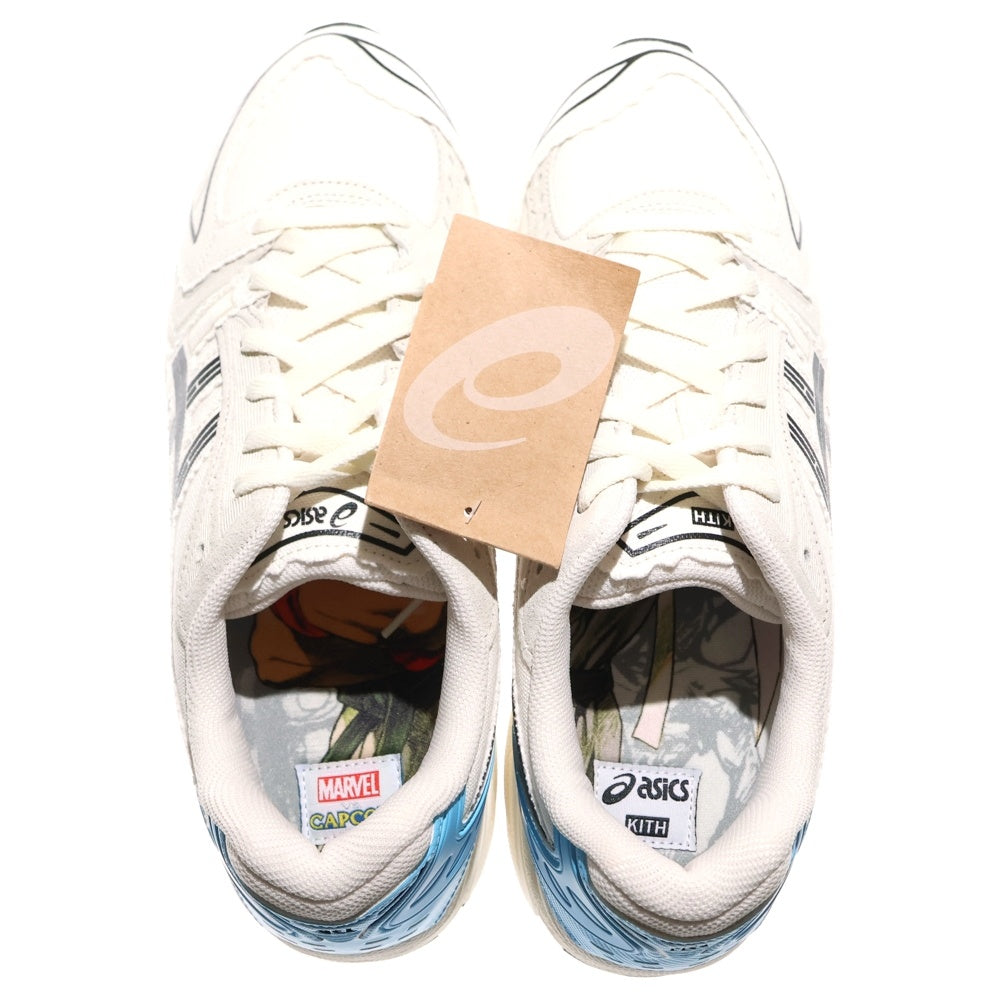 ASICS(アシックス) ×KITH Marvel vs Capcom Asics Gel-Kayano14 Ryu キス マーベル カプコン リュウモデル ゲルカヤノ ローカットスニーカー ホワイト 1203B011