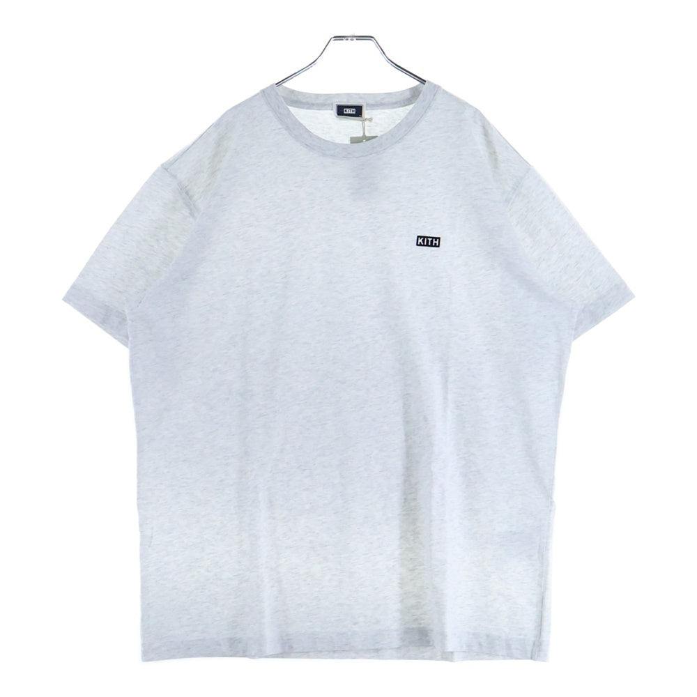 KITH(キス) LAX Tee フロッキーロゴプリント 半袖Tシャツ クルーネックカットソー グレー