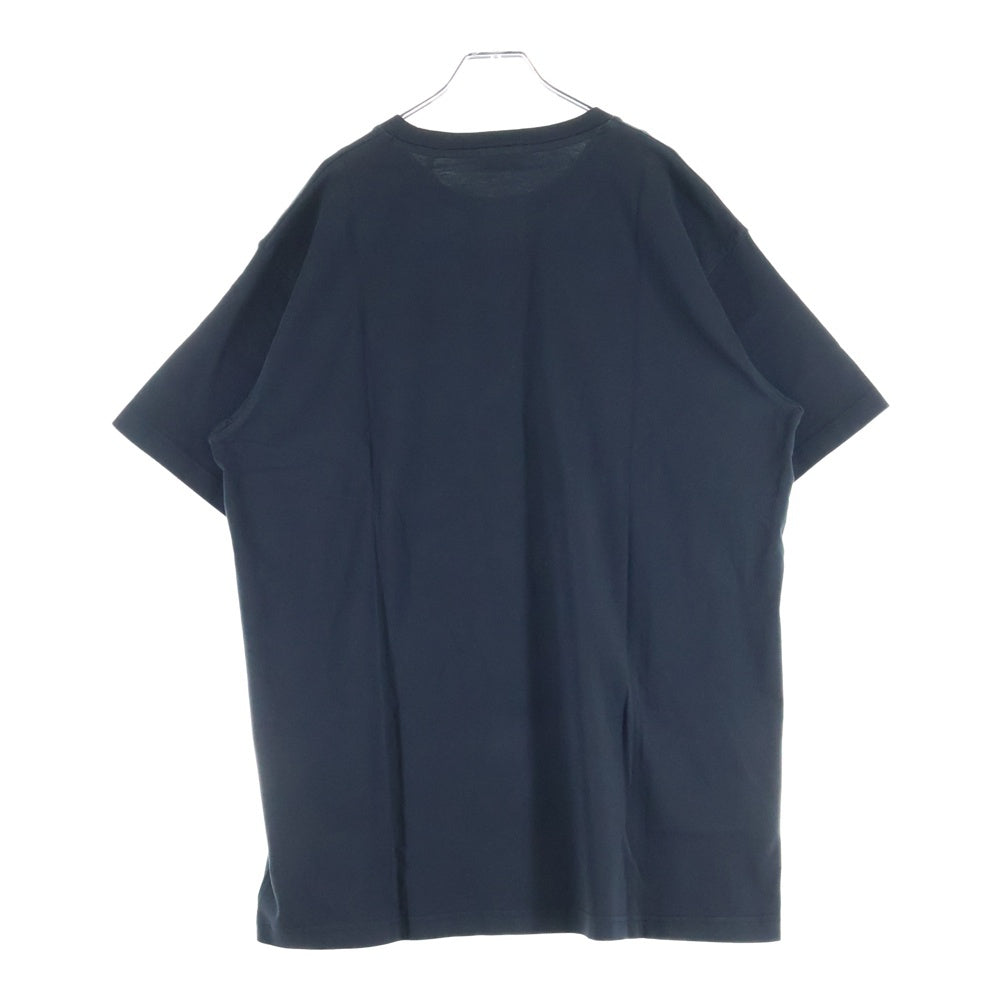 KITH(キス) LAX Tee フロッキーロゴプリント 半袖Tシャツ クルーネックカットソー ブラック