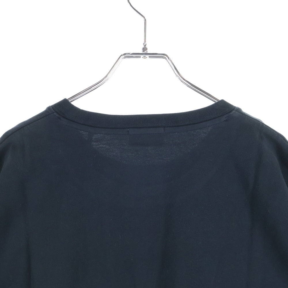 KITH(キス) LAX Tee フロッキーロゴプリント 半袖Tシャツ クルーネックカットソー ブラック